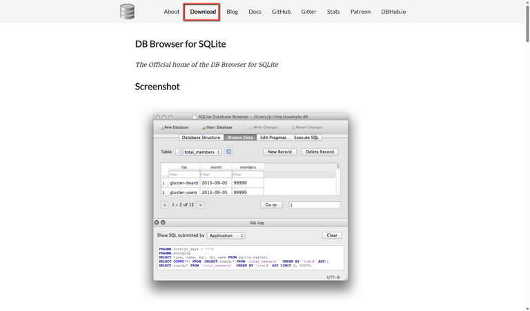 Install DB Browser for SQLite