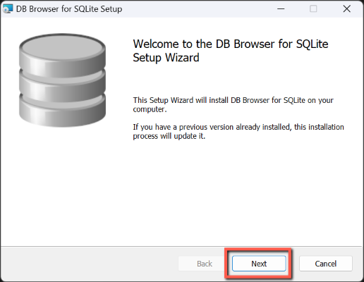 Install DB Browser for SQLite