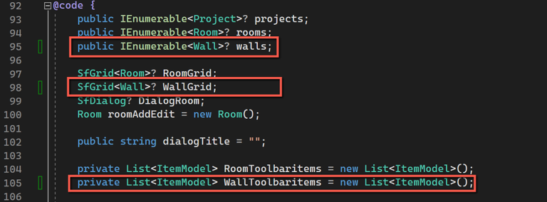 Wall Grid - Declarations